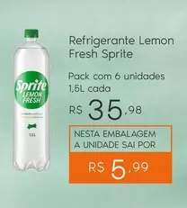 Oferta de Fresh - Refrigerante Lemon por R$35,98 em Sam's Club