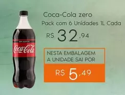 Oferta de Coca-Cola - Zero por R$32,94 em Sam's Club