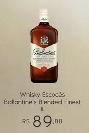 Oferta de Ballantine´s - Whisky Escoces Ballantine's Blended Finest por R$89,88 em Sam's Club