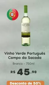 Oferta de Português - Vinho Verde Portugues por R$45,98 em Sam's Club