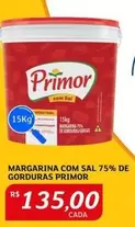 Oferta de Primor - Margarina Com Sal 75% De Gorduras por R$135 em Assaí Atacadista