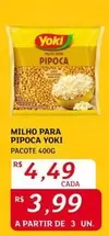 Oferta de Yoki - Milho Para Pipoca por R$4,49 em Assaí Atacadista