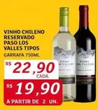 Oferta de Vinho Chileno Reservado por R$22,9 em Assaí Atacadista