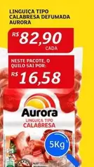 Oferta de Aurora - Linguiça Tipo Calabresa Defumada por R$82,9 em Assaí Atacadista