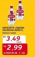 Oferta de Adocyl - Adocante Liquido Sacarina por R$3,49 em Assaí Atacadista