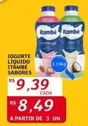 Oferta de Itambé - Iogurte Líquido por R$9,39 em Assaí Atacadista