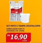 Oferta de Cristalcopo - Kit Pote E Tampa por R$16,9 em Assaí Atacadista