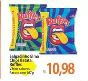 Oferta de Ruffles - Salgadinho Elma Chips Batata por R$10,98 em Atacadão