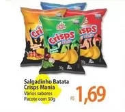 Oferta de Crisps - Salgadinho Batata por R$1,69 em Atacadão