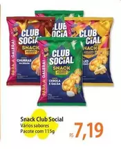 Oferta de Club Social - Snack por R$7,19 em Atacadão