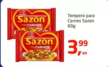 Oferta de Sazón - Tempero Para Carnes por R$3,99 em Tenda Atacado