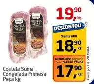 Oferta de Frimesa - Costela Suína Congelada por R$19,9 em Tenda Atacado