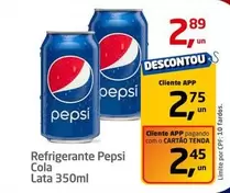 Oferta de Refrigerante por R$2,89 em Tenda Atacado