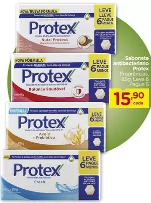 Oferta de Protex - Sabonete Antibacteriano por R$15,9 em Carrefour