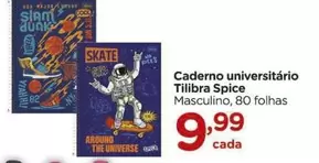 Oferta de Tilibra - Caderno universitário por R$9,99 em Carrefour