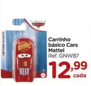 Oferta de Mattel - Carrinho Básico Cars por R$12,99 em Carrefour