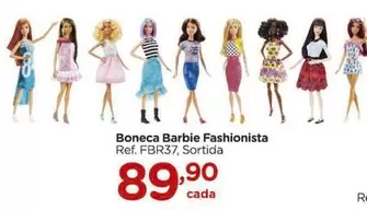 Oferta de Barbie - Boneca  Fashionista por R$89,9 em Carrefour