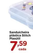 Oferta de Sanduicheira Plástica Plasútil por R$7,59 em Carrefour