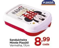 Oferta de Sanduicheira Minnie Plasútil por R$8,99 em Carrefour