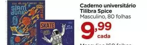 Oferta de Tilibra - Caderno universitário por R$9,99 em Carrefour