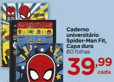 Oferta de Fit - Caderno universitário , Capa Dura por R$39,99 em Carrefour