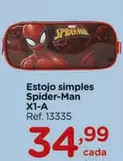 Oferta de Estojo Simples Spider-man por R$34,99 em Carrefour