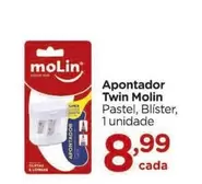 Oferta de Molin - Apontador por R$8,99 em Carrefour