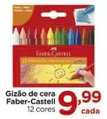 Oferta de Faber-Castell - Gizão De Cera Faber-castell por R$9,99 em Carrefour