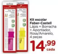 Oferta de Faber-Castell - Kit Escolar por R$14,99 em Carrefour