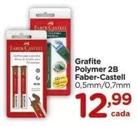 Oferta de Faber-Castell - Grafite Polymer 2b por R$12,99 em Carrefour