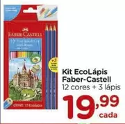 Oferta de Faber-Castell - Kit Ecolápis Faber-castell por R$19,99 em Carrefour