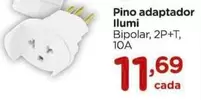 Oferta de Ilumi - Pino Adaptador por R$11,69 em Carrefour