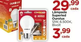 Oferta de Ourolux - Lâmpada por R$29,99 em Carrefour