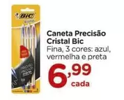 Oferta de Bic - Caneta Precisão Cristal por R$6,99 em Carrefour