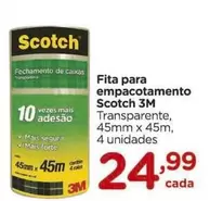 Oferta de Scotch - Fita Para Empacotamento por R$24,99 em Carrefour