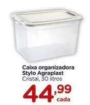 Oferta de Agraplast - Caixa Organizadora por R$44,99 em Carrefour