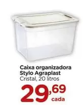 Oferta de Agraplast - Caixa Organizadora por R$29,69 em Carrefour