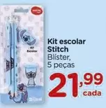 Oferta de Kit Escolar por R$21,99 em Carrefour