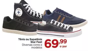 Oferta de Star - Tenis Ou Sapatènis por R$69,99 em Carrefour