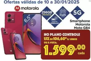 Oferta de Motorola - Smartphone Moto G84 por R$1599 em Carrefour