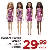 Oferta de Barbie - Boneca  Fashion por R$29,99 em Carrefour