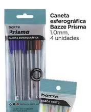 Oferta de Caneta Esferográfica Bazze Prisma em Carrefour