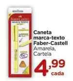 Oferta de Faber-Castell - Caneta Marca-Texto por R$4,99 em Carrefour