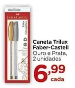 Oferta de Faber-Castell - Caneta Trilux por R$6,99 em Carrefour