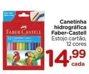 Oferta de Faber-Castell - Canetinha hidrografica por R$14,99 em Carrefour