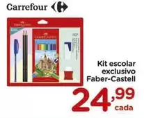 Oferta de Carrefour - Kit Escolar Exclusivo Faber-castell por R$24,99 em Carrefour