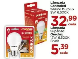 Oferta de Lux - Lâmpada Controled Ourolux por R$32,99 em Carrefour