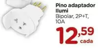 Oferta de Ilumi - Pino Adaptador por R$12,59 em Carrefour