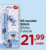 Oferta de Kit Escolar por R$21,99 em Carrefour