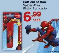 Oferta de Cola Em Bastão Spider-Man por R$6,99 em Carrefour